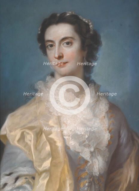 Portrait of a Lady, c1750-1770. Creator: Francis Cotes.