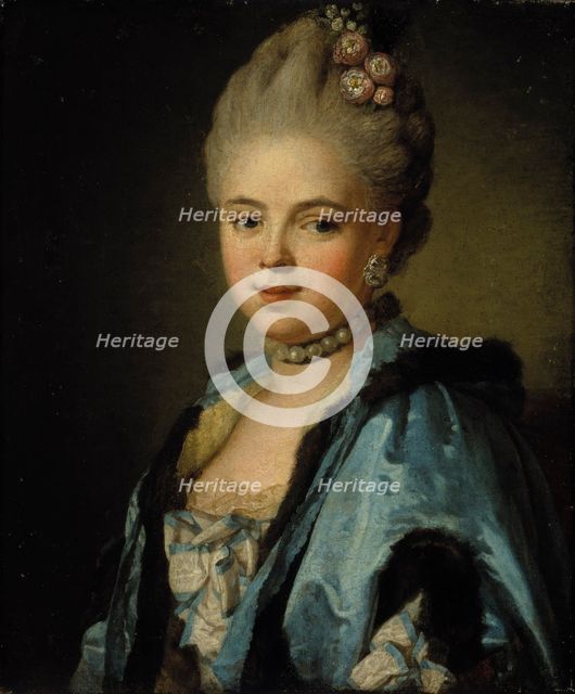 Portrait of a Lady, c1770. Creator: Lorens Pasch the Younger.