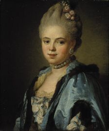 Portrait of a Lady, c1770. Creator: Lorens Pasch the Younger