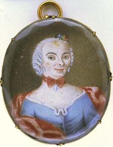 Portrait of a lady, c1780. Creator: Unknown