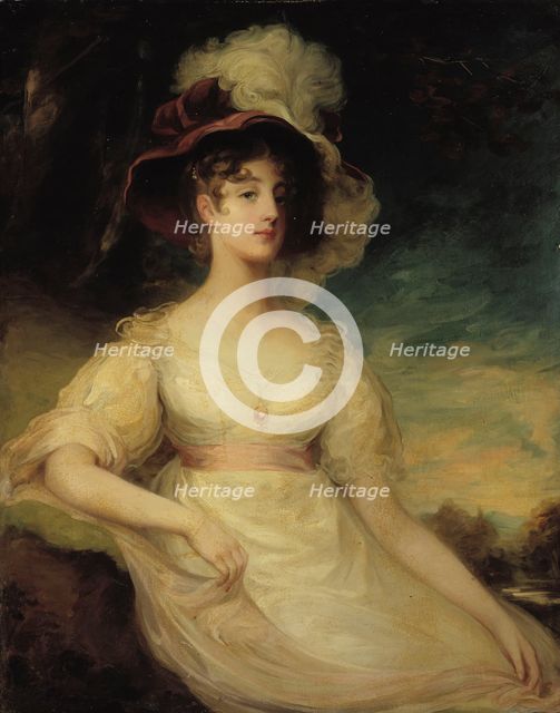 Portrait of a lady, c1830s. Creator: Workshop of Thomas Lawrence.