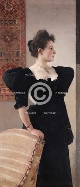 Portrait of a Lady, c1894. Creator: Klimt, Gustav (1862-1918).