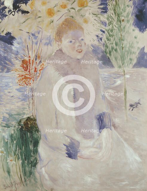 Portrait of a Lady, c19th century. Creator: Ernst Josephson.