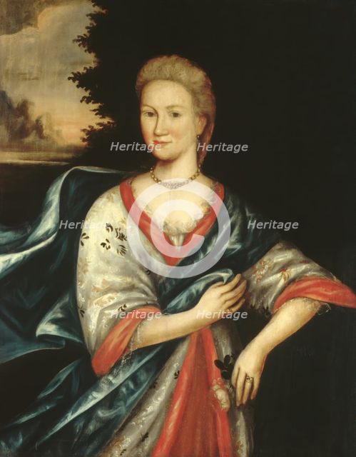 Portrait of a Lady, ca. 1710. Creator: Gerrit Duyckinck.