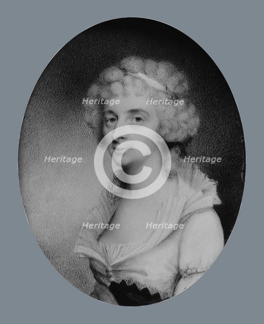 Portrait of a Lady, ca. 1795. Creator: Walter Robertson.