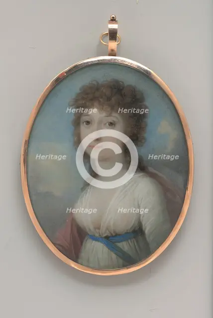 Portrait of a Lady, ca. 1805. Creator: Adolf Ulric Wertmüller.