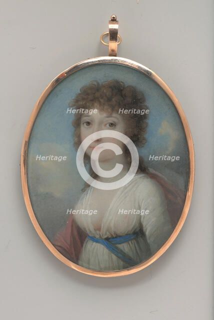 Portrait of a Lady, ca. 1805. Creator: Adolf Ulric Wertmüller.