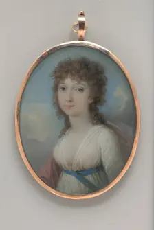 Portrait of a Lady, ca. 1805. Creator: Adolf Ulric Wertmüller