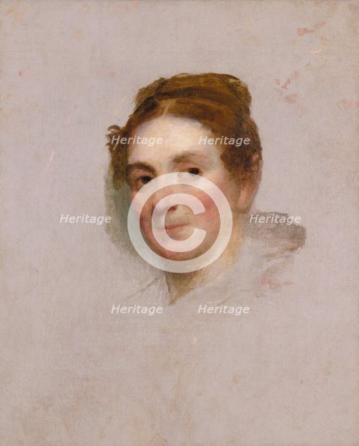 Portrait of a Lady, ca. 1820-1825. Creator: Gilbert Stuart.