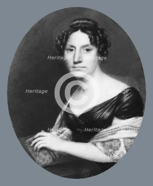 Portrait of a Lady, ca. 1820. Creator: Nathaniel Rogers.
