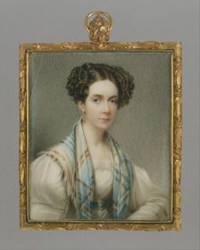 Portrait of a Lady, ca. 1825. Creator: Henry Inman