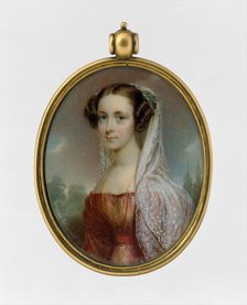 Portrait of a Lady, ca. 1827. Creators: Henry Inman, Thomas Seir Cummings