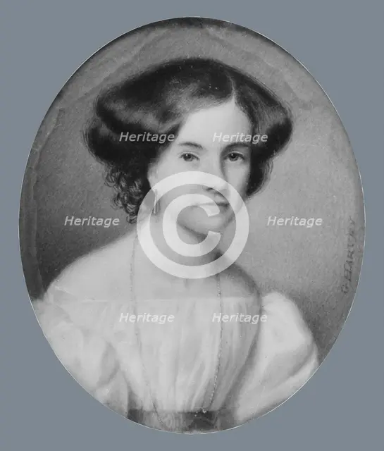 Portrait of a Lady, ca. 1830. Creator: George Harvey.