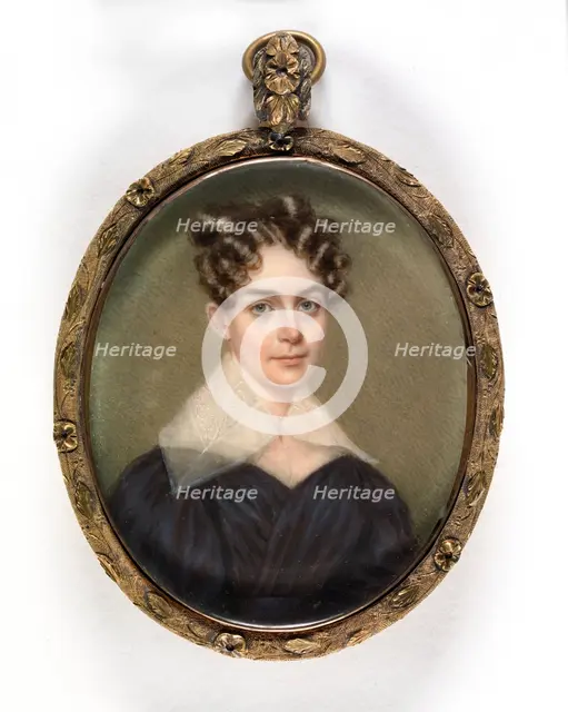 Portrait of a Lady, ca. 1830. Creator: Nathaniel Rogers.