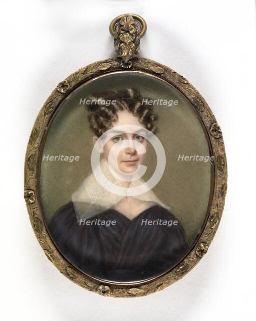 Portrait of a Lady, ca. 1830. Creator: Nathaniel Rogers.