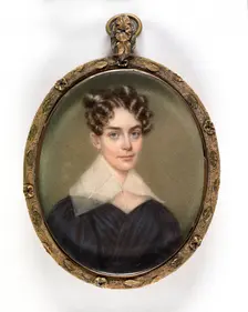Portrait of a Lady, ca. 1830. Creator: Nathaniel Rogers