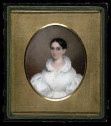 Portrait of a Lady, ca. 1830. Creator: Pamelia Hill