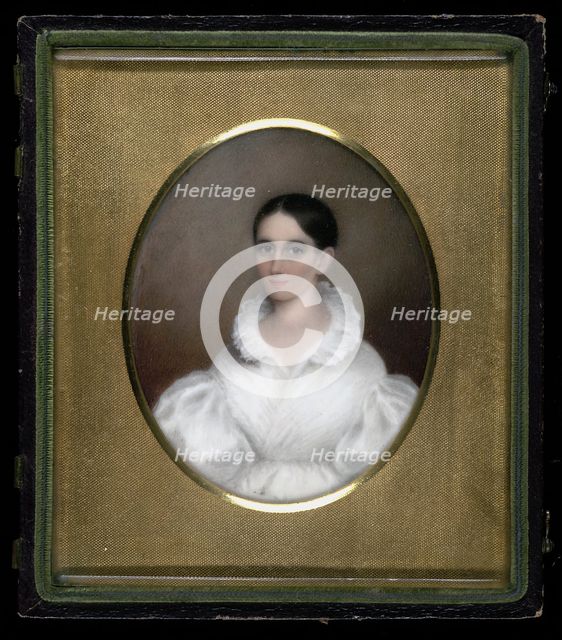 Portrait of a Lady, ca. 1830. Creator: Pamelia Hill.
