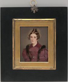 Portrait of a Lady, ca. 1835. Creator: Thomas Seir Cummings