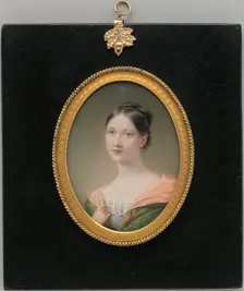 Portrait of a Lady, ca. 1836-38. Creator: Charles Cromwell Ingham