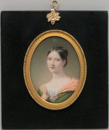Portrait of a Lady, ca. 1836-38. Creator: Charles Cromwell Ingham
