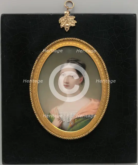 Portrait of a Lady, ca. 1836-38. Creator: Charles Cromwell Ingham.