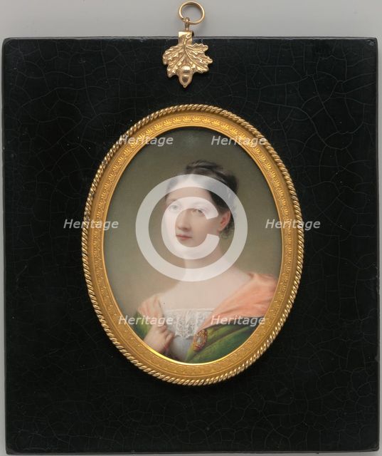 Portrait of a Lady, ca. 1836-38. Creator: Charles Cromwell Ingham.