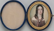 Portrait of a Lady, ca. 1845. Creator: Daniel F. Ames