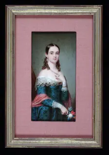 Portrait of a Lady, ca. 1850. Creator: Thomas Story Officer