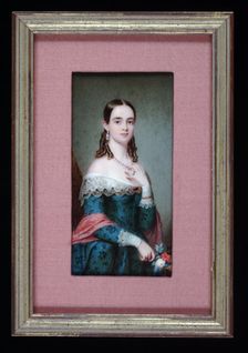 Portrait of a Lady, ca. 1850. Creator: Thomas Story Officer