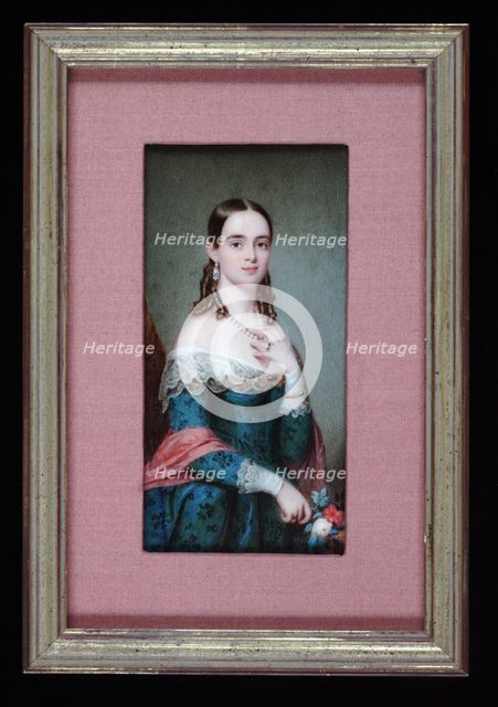 Portrait of a Lady, ca. 1850. Creator: Thomas Story Officer.