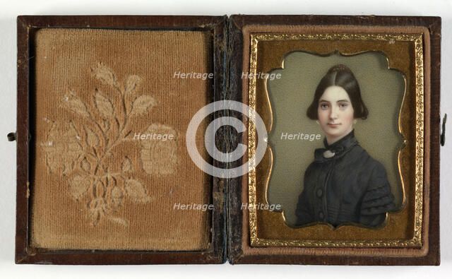 Portrait of a Lady, ca. 1850. Creator: Daniel F. Ames.