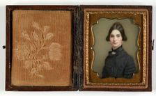 Portrait of a Lady, ca. 1850. Creator: Daniel F. Ames