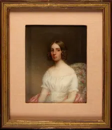Portrait of a Lady, ca. 1850. Creator: Henry Brintnell Bounethea