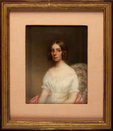 Portrait of a Lady, ca. 1850. Creator: Henry Brintnell Bounethea