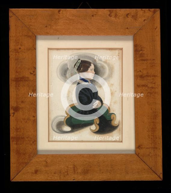 Portrait of a Lady, ca. 1850. Creator: James Sanford Ellsworth.