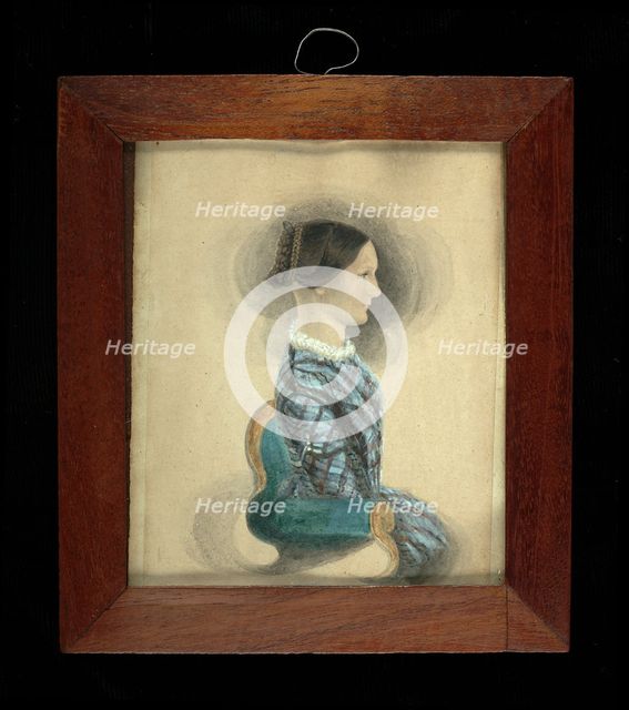Portrait of a Lady, ca. 1850. Creator: James Sanford Ellsworth.