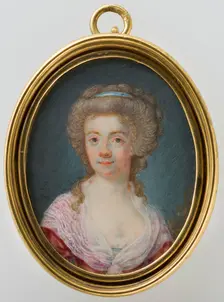 Portrait of a lady. Creator: Arvid Lundback