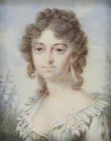 Portrait of a lady. Creator: Elise Arnberg