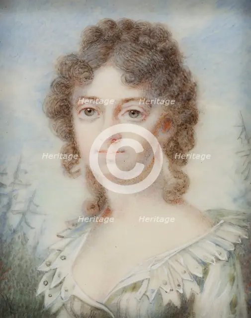 Portrait of a lady. Creator: Elise Arnberg.