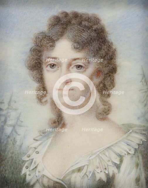 Portrait of a lady. Creator: Elise Arnberg.