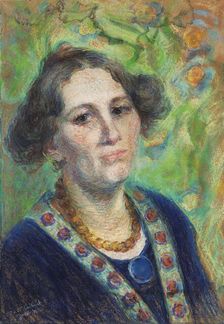 Portrait of a Lady. Creator: Jacob, Max (1876-1944)