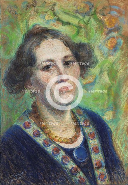 Portrait of a Lady. Creator: Jacob, Max (1876-1944).