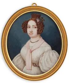 Portrait of a lady. Creator: Peter Mayr