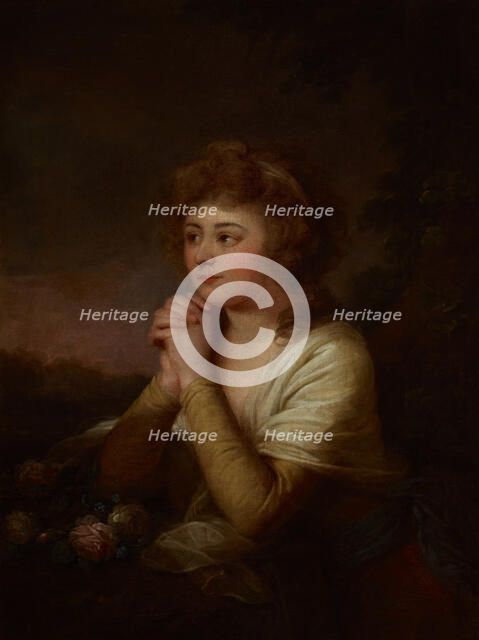 Portrait of a Lady from the Skrzynski Family, c1800. Creator: Jozef Grassi.