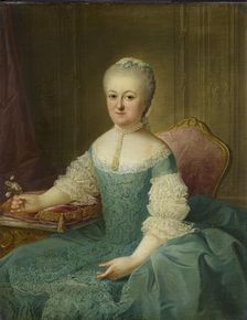 Portrait of a Lady from the van de Poll Family, possibly Anna Maria Dedel, Wife of Jan van de Poll, Creator: Guillaume Jean Joseph de Spinny