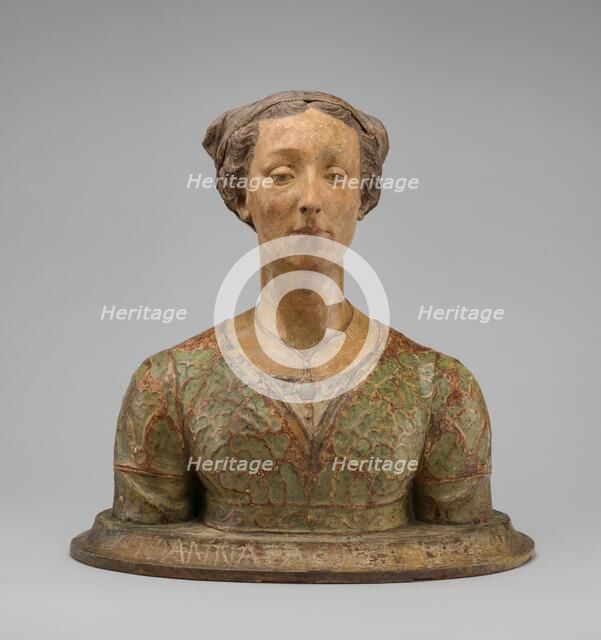 Portrait of a Lady, "Giovanna Albizzi", c. 1860. Creator: Giovanni Bastianini.