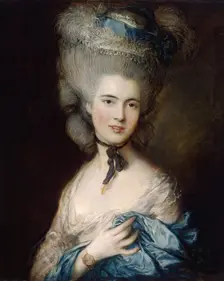 Portrait of a Lady in Blue, 1780. Creator: Thomas Gainsborough