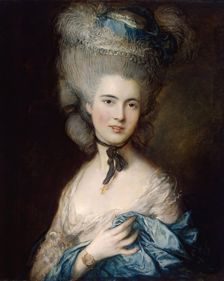 Portrait of a Lady in Blue, 1780. Creator: Thomas Gainsborough