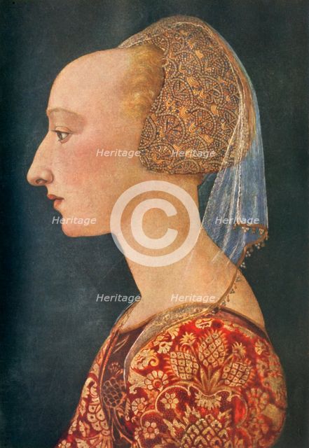 'Portrait of a Lady in Red', 1460-1470, (1934). Creator: Unknown.